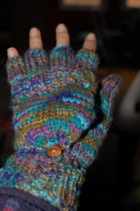 photo of fingerless gloves